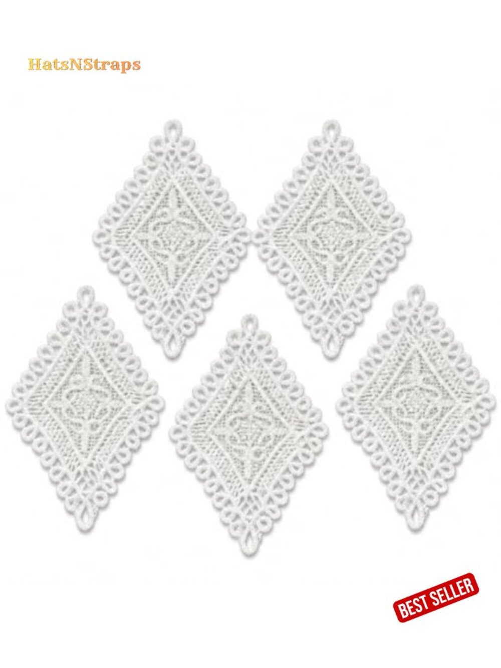 Lace Waistband Extender Inserts for Jeans & Skirts, 5pcs Adjustable Hand Sewing